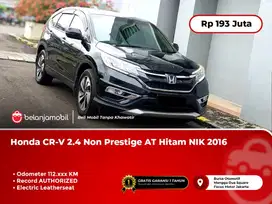 [ WARRANTY ] Honda CRV CR-V CR V 2.4 Non Prestige AT Hitam 2016/2017