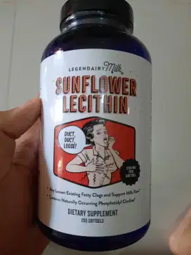 Sunflower lecithin pelancar asi sisa 119 butir