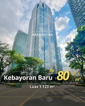 DIJUAL OFFICE SPACE EQUITY TOWER LANTAI TINGGI SIAP PAKAI