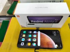 Redmi note 8 pro Ram 6 /64 GB normal lengkap no kendala