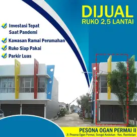 Ruko murah di depan perumahan Pesona Ogan Permai II