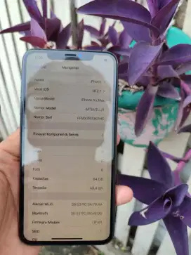Iphone Xs MaX 64gb indosat/smartfren mlus bnegt lngkp tt masuk