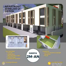 RUMAH KOST 3 LANTAI 10 KT & 10 KM, SHM & IMB | 900m² KeKampus UI Depok