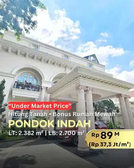 Dijual Rumah Mewah Pondok Indah Rooftop View Golf Pondok Indah Private