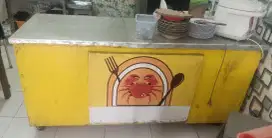 Rombong bekas jualan kondisi bagus