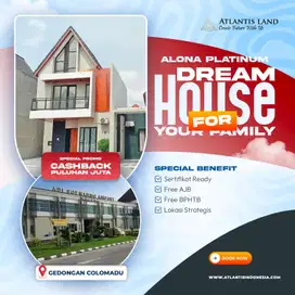 RUMAH DENGAN MODEL SCANDINAVIAN ATAP TINGGI DI GEDONGAN COLOMADU
