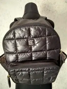 Tas ransel Petunia pickle botton hitam
