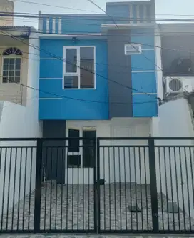 Rumah dijual full renov semi furnished Kelapa Molek Jakarta Utara