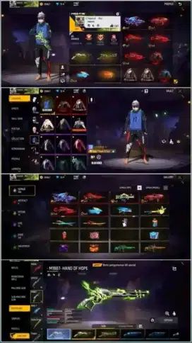 Jual akun game fre fere