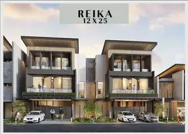 Rumah 3 Lantai Okinawa Pasir Putih Residence di PIK 2