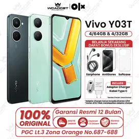 Vivo Y03T 4/64 & 4/32 Garansi Resmi 1 Tahun