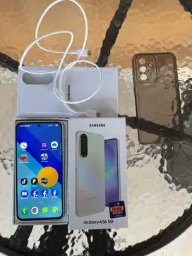 Samsung A36 5G 8/256GB Green Fulset Ori Like New Baru Pakai 1 Bulan