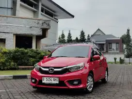 Brio E CVT 2018 AT Facelift Merah Km52rb Urbanite