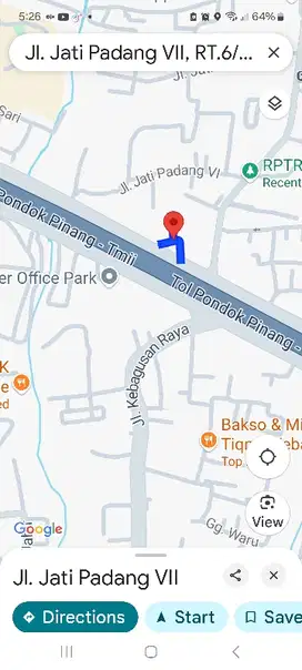 Jual dibawah NJOP Rumah di area TB.Simatupang  Jaksel