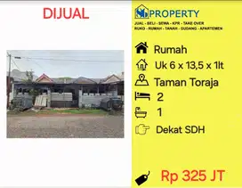 Rumah taman toraja dekat dian harapan harga terjangkau cuma 300 jutaan
