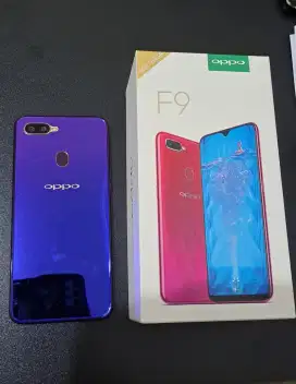 Jual hp oppo f 9 ,kondisi normal dus buku charger lengkap