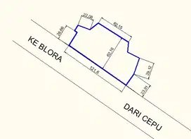 DIJUAL TANAH STRATEGIS: PINGGIR JALAN RAYA PROVINSI (Jiken Blora)