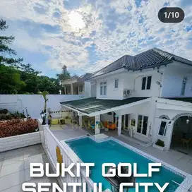 Dijual rumah mewah dengan pool, SHM, nego cluster BGH . sentul city