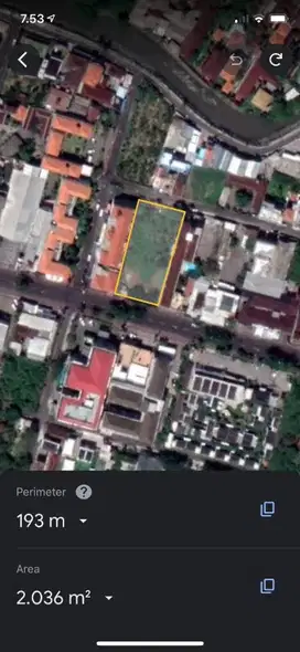Tanah di pisat bisnis kuta  utara legian