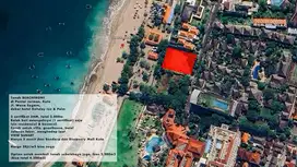 DIJUAL TANAH BEACHFRONT SELUAS 2X1.000m²   Di Pantai Jerman, Kuta