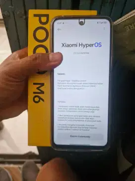Xiaomi Poco M6 8+4/256 Resmi like new msih grnsi pjng bs tker tmabh