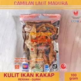 Teman Santai Juga Cocok Buat Oleh-oleh Oleh Cemilan Laut Kripik Krupuk