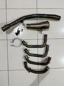 Knalpot R9 GP series CBR 250RR Titanium Full System