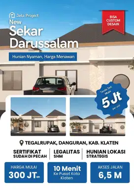 RUMAH SIAP BANGUN SEKAR DARUSSALAM