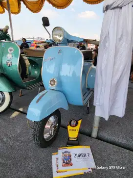 DIJUAL VESPA SUPER 66 RESTORASI ORIGINAL