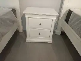 Drawer Brinkley Bedside White