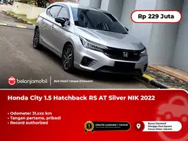 [ TANGAN PERTAMA ] Honda City 1.5 Hatchback HB RS AT Silver 2022/2023