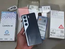 TECNO CAMON 40 Ram 8+8 / 256 GB Fullset Mulus Like New