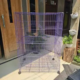 Kandang Jumbo XXXL Ukuran 90x60x120 Lipat Bekas Preloved Kucing