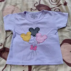 Baju anak preloved kaos adem usia 2-3th