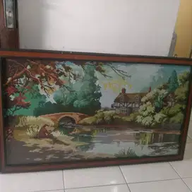 Springbed n lukisan