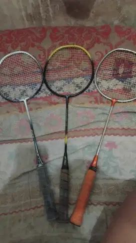 2 raket yonex original dan power line