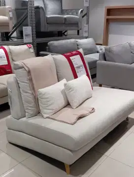 Dijual sofa 2 seat minimalis free 2 pcs bantal sofa