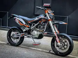 KLX D TRACKER 150‼️MODIF FULL SUPERMOTO SIAP GAS DTRAKER