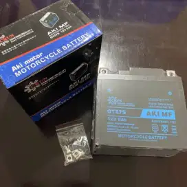 Jual aki motor baru merk CRUN bergaransi