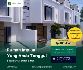 Dijual Rumah Harga Promo Di Dekat Monumen Pancasila Jakarta Timur