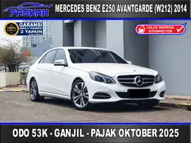 GanjiL Odo=53k Tdp=0 Pajak=OCTOBER Mercedes benz E250 2014 YOPI PASKAH