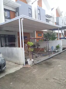 Kanopi Alderon single layer minimalis