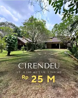 Cirendeu Rumah Hitung Tanah Halaman Luas Cocok Untuk Usaha