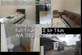 Penginapan Maliboro 8km di Jogja  Mingguan Harian Bulanan 2KT Murah Pe