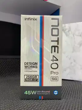 PROMO New Infinix Note 40 Pro 5G 8+8/256GB Garansi Resmi 1 Tahun