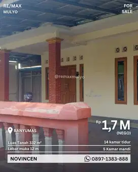 Dijual Rumah & Kost-kostan di Banyumas