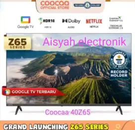 PROMO GOOGLE TV 40 INCI COOCAA NEW 2025 40Z65 BLUETHOOTH GOOGLE ASIST