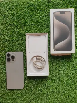 IPHONE 15 PRO MAX 256GB EX IBOX RESMI GARANSI SAMPAI SEPTEMBER 2025