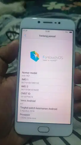 WTS VIVO Y67 4/32. NO BOX. JUAL AJA. HAPE NORMAL MULUS. SIAP PAKAI