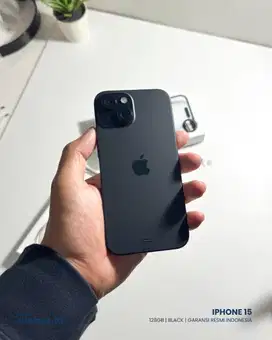 iPhone 15 128GB Black Garansi Resmi iBox Indonesia
